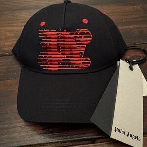 Palm Angels F1 Racing Monogram 6 Panel Snapback Hat
